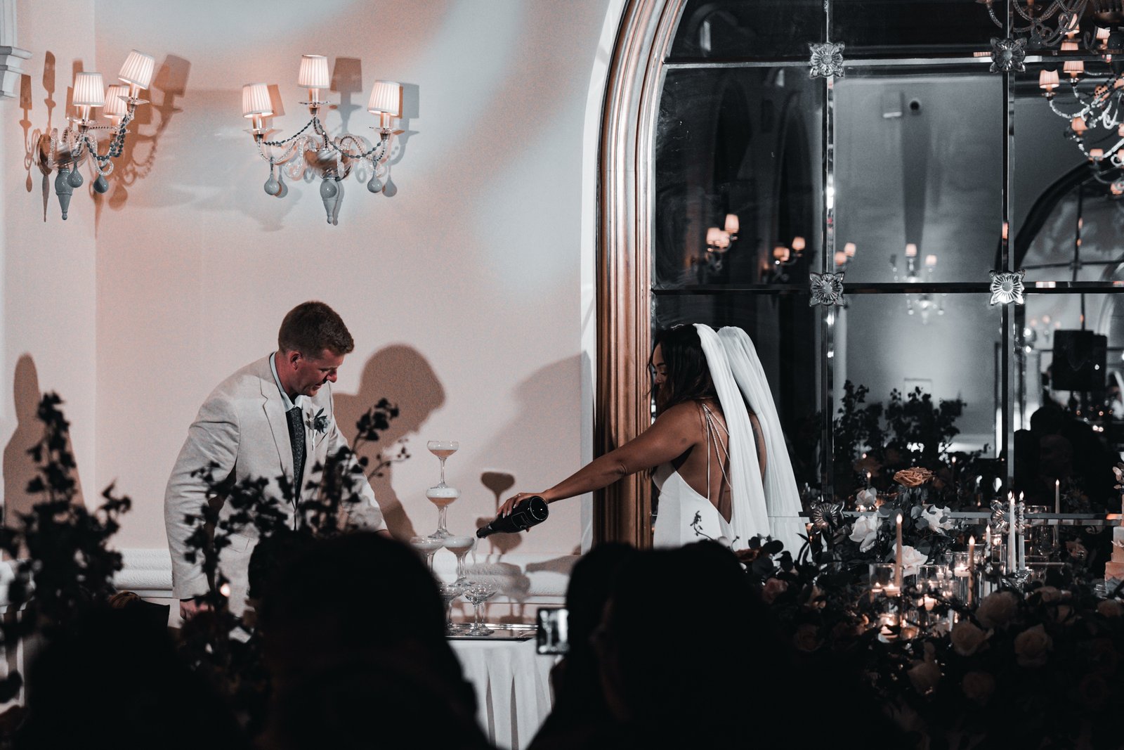 Toast during the reception